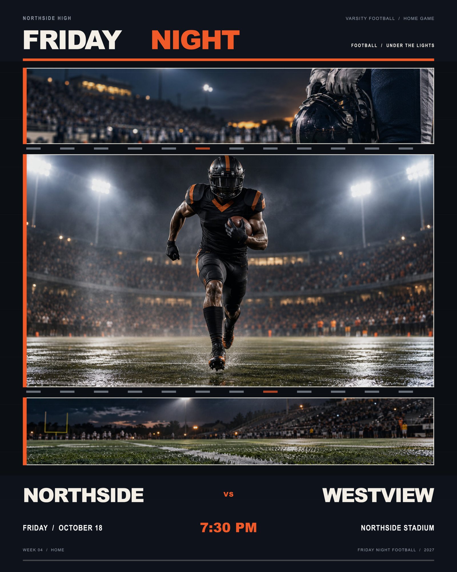 Football Friday Night template preview